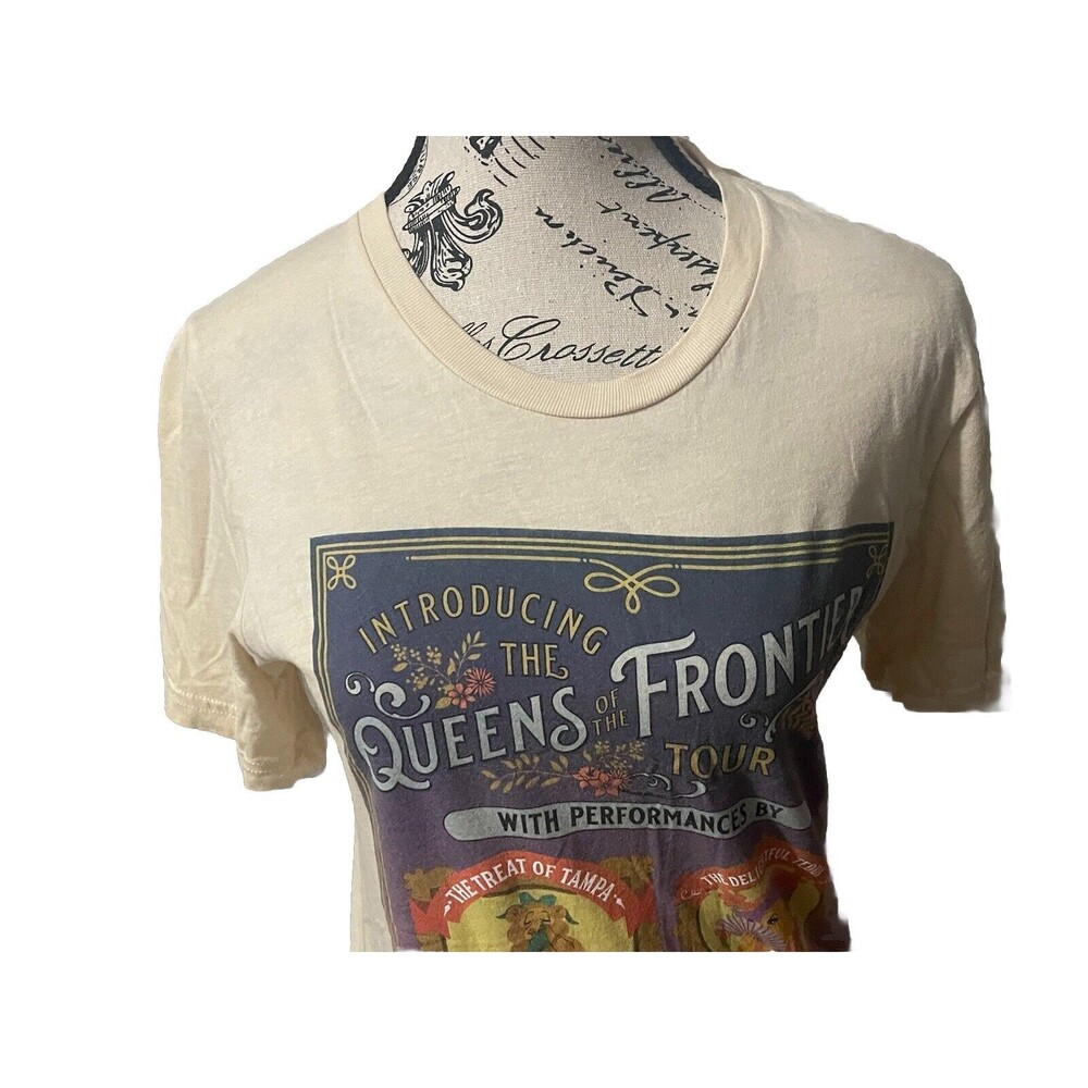 The Lost Bros Adult Small Country Bear Jamboree Queens Frontier Tour T-Shirt - Picture 4 of 12